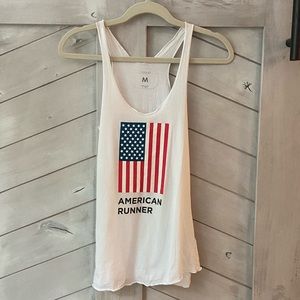 Oiselle ‘American Runner’ tank made in the lead up to the 2016 Olympic Trials